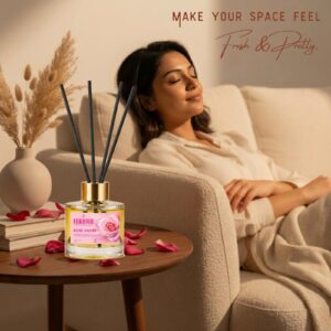 Rose Valvet Reed Diffuser by Mirovia